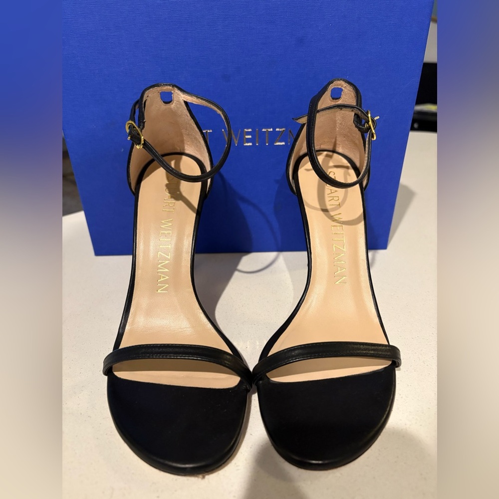 Stuart Weitzman Black Stiletto Heels